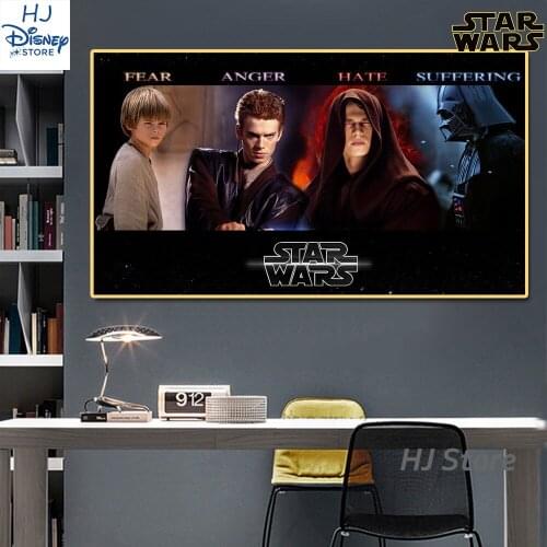 Disney Marvel Movie Star Wars Print Poster Mural Decor Funny Hulk Creative Canvas Painting for Living Room Home Wall Decoration