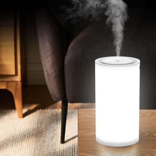 Electric 400mL Touch Control Ultrasonic Humidifier With LED Light Home Desktop USB Air Purifier Mist Diffuser