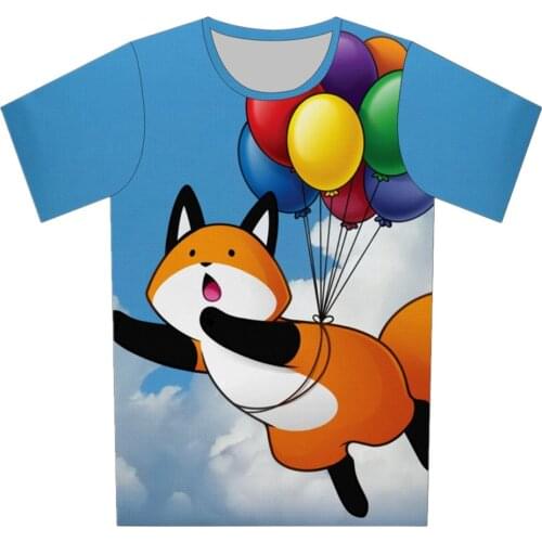 2019 Summer Kids 3D T-shirt 4-20 Years Old Boys Girls Fashion Anime Shrek Printed T shirt Children Lovely Tshirts Clothes Tops