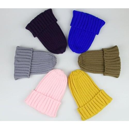 Fashion Luxury Winter Autumn Knitted Beanies Women Vintage Rabbit Skullies Warm Solid Girl Hat Hip Hop Trendy Soft Outdoor Caps