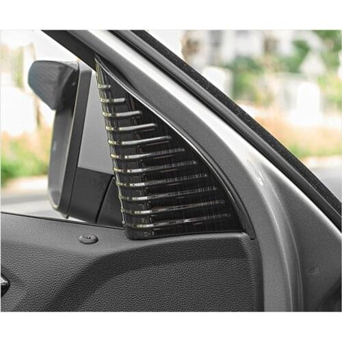 Stainless steel 2pcs/lot Modification of automobile front triangle decorative frame For Volkswagen T-ROC T ROC 2018 Accessories