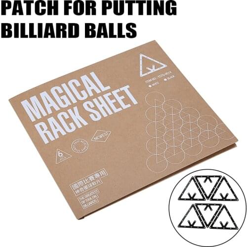 New 6Pcs/Set Billiard Rack Black Triangular Ball Holder Positioning Billiard Table Pool Cue Accessory High Quality