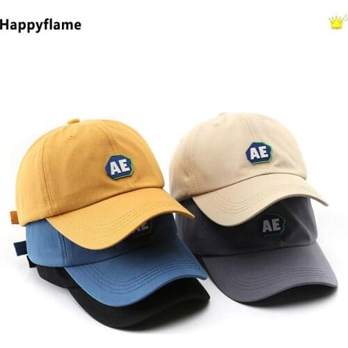 New Popular Cotton Embroidery Letter Label Baseball Cap Simple Solid Color Snapback Cap Outdoor Visors Sun Hat Casquette Unisex