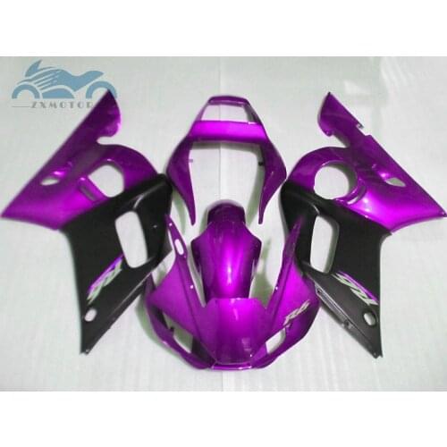 Custom as you need motorcycle fairings kit for YAMAHA R6 YZFR6 1998-2002 YZF R6 98-02 sports ABS plastic fairing purple EB66