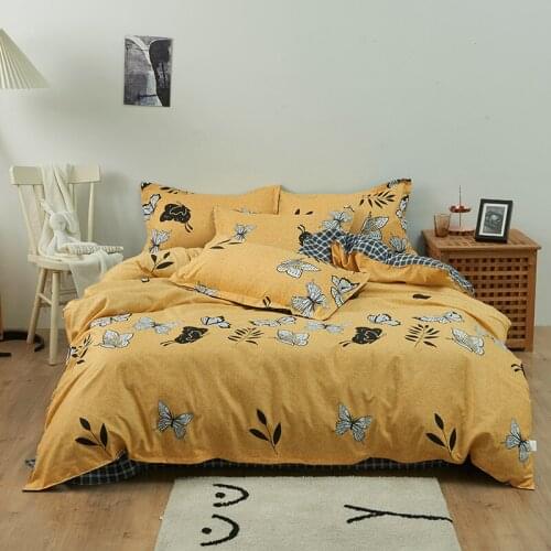 Butterfly Pattern Duvet Cover 220x240 Pillowcase 3Pcs Duvet Cover Set 200x200,Quilt Cover Queen King size,Luxury Bedding Set