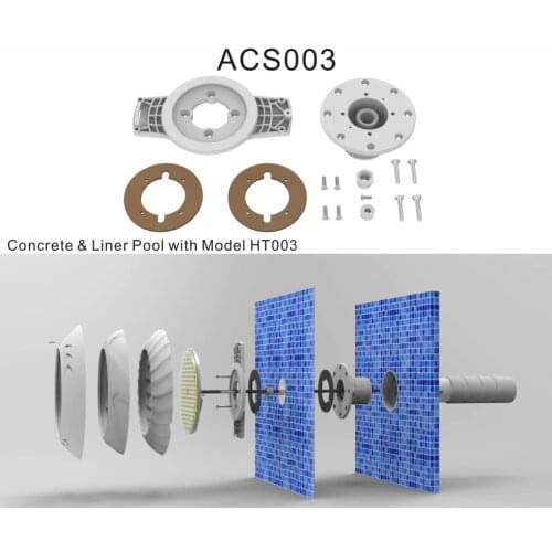 Underwater Led Swimming Pool Light SMD18W 12V RGB with Concrete & Liner Pool Bracket 4m Wire