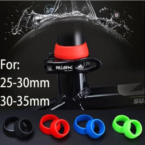 RISK MTB Bicycle Seatpost Rubber Ring Bike Seatpost Waterproof Silicone Cover Mountian Road Bike Protective Dustproof Accessory