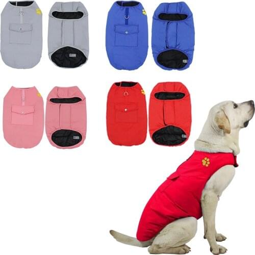 Waterproof Dog Winter Autumn Coat Warm Puppy Jacket Vest Pet Clothes Apparel Dog Clothing For Dogs Ropa Para Perros