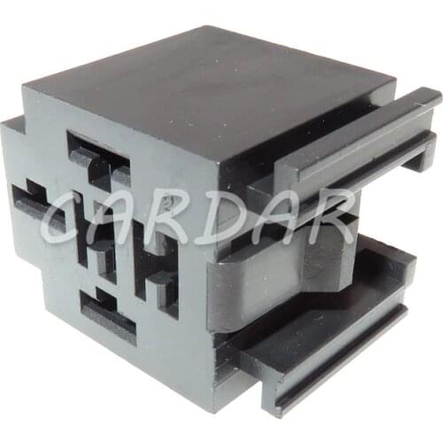 1 Set 5 Pin Automotive Relay Base Connector Relay Sockets With Metal Pins