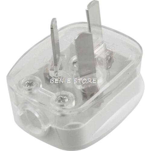 1pcs 3 Flat Pins AU Plug Home DIY Wire Connect Power Adapter AC 250V 10Amp