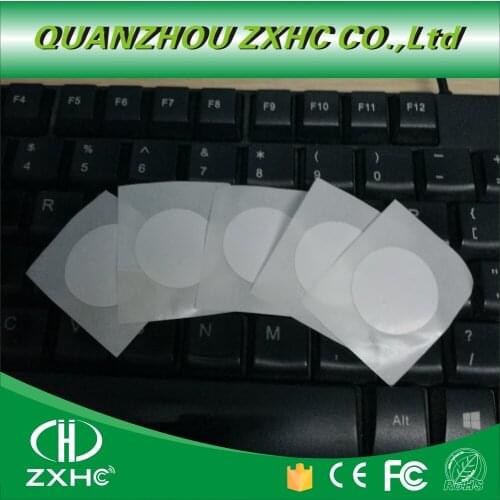 10PCS) New Arrived 25mm Diameters Coated Paper NFC NTAG215 Tag Sticker Label Forum Type 2