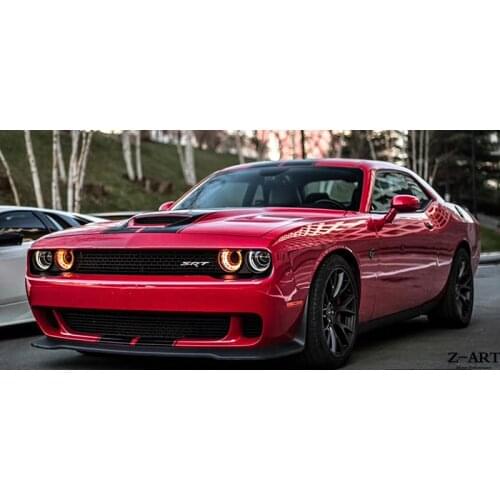 2018-2019 Z-ART PP front bumper for Challenger hellcat front bumper for challenger SRT looks PP front bumper