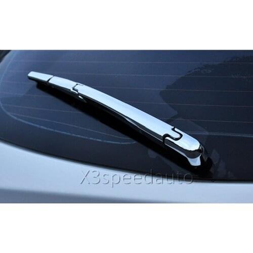 For 2012-16 Mazda CX5 CX-5 Rear Window Wiper Noozle Cover Trim 4pcs Chrome Car-styling