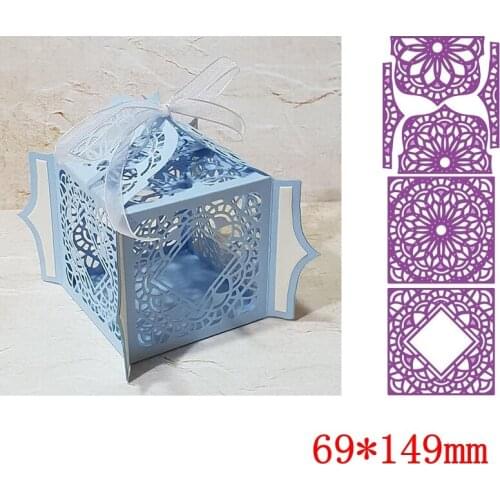 6pcs/set Lace Edge Panel Metal Cutting Dies Stencils For DIY Scrapbooking Decoration Embossing Supplier Cards Craft Die Cut