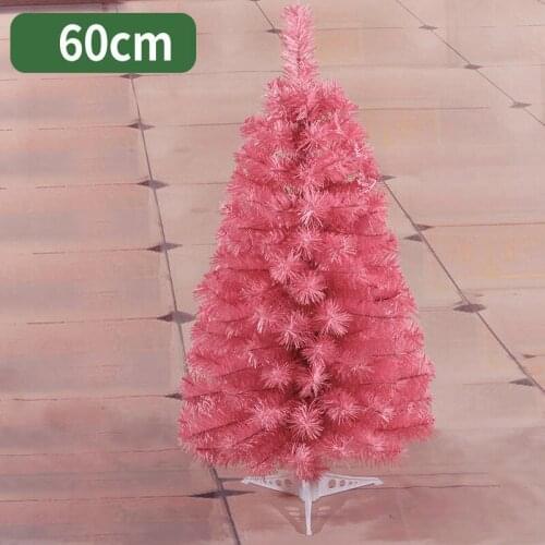 60cm Christmas tree purple pink gold mini artificial Christmas tree ornaments Christmas decorations for home free shipping
