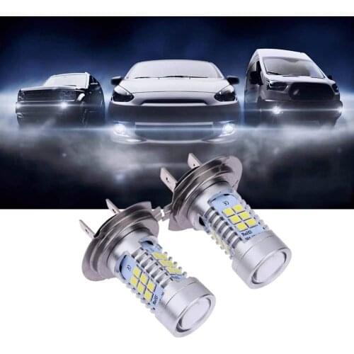 9005 9006 H7 H11PSX24W PSX26W H16 P13W LED Fog Light Bulbs 21SMD 3030 Chips with Projector Super Bright Fog Lamp DRL 2000 Lumens
