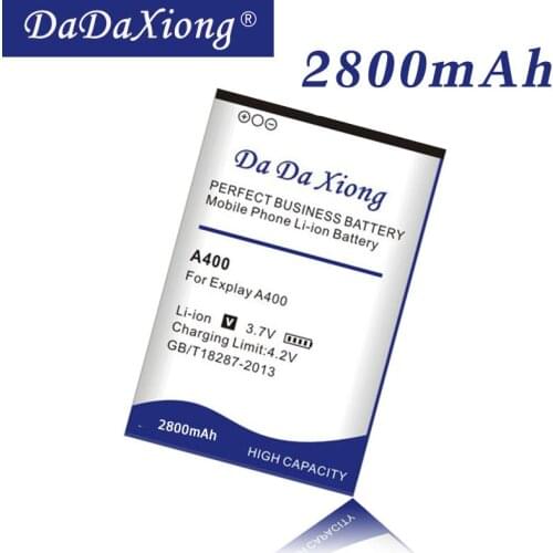 DaDaXiong Original 2800mAh Explay A400 Battery For Explay A400 Cell Phone Battery