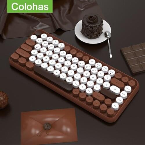 Wireless Bluetooth-compatible Gaming iPad Keyboard For Phone Tablet PC Gamer Mini Magic Keyboard For iPad Macbook Huawei Android