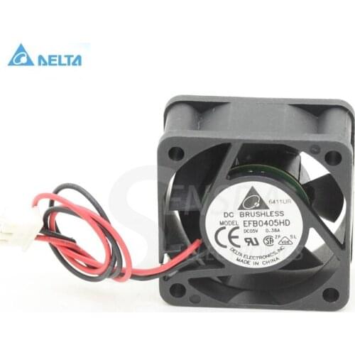 For for delta EFB0405HD 4cm 40mm 4020 DC 5V 0.38A cooler computer cpu server inverter cooling fans axial