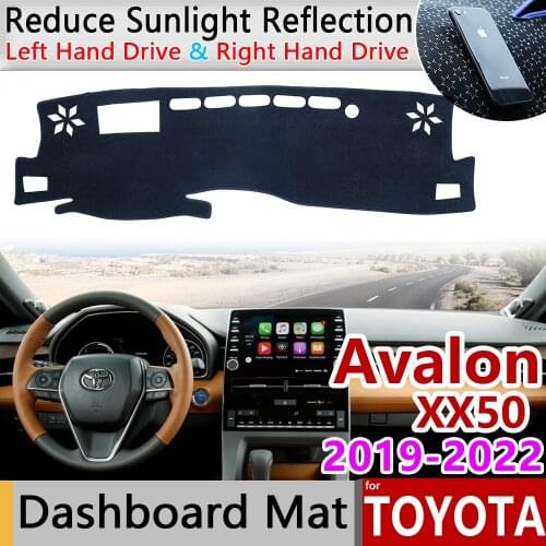For Toyota Avalon 2019 2020 2021 2022 XX50 50 Anti-Slip Mat Dashboard Cover Pad Sunshade Dashmat Protect Carpet Car Accessories