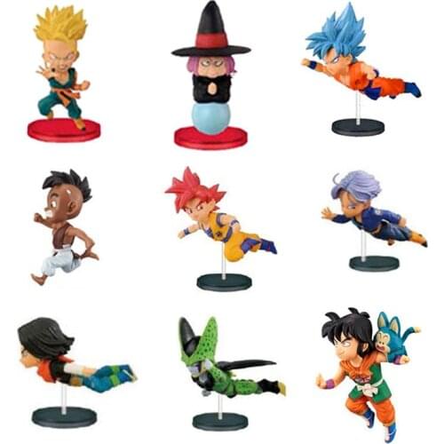 BANDAI Dragon Ball Action Figure BP Glasses Factory Genuine Saiyan Son Goku Vegetajv Majinbuu Rare Q Version Model Toy