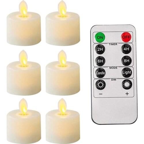 Electronic Swing Candle Lights Remote Candle LED Light for Fish Tank Pond Swimming Pool Wedding Party