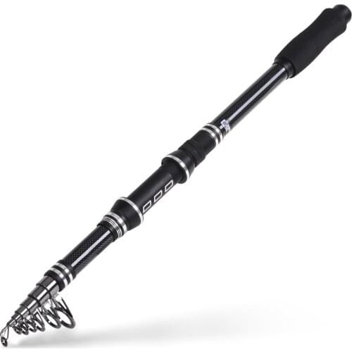 LEO TF black sea pole Aluminum alloy handle Lure cast rod Fishing Tackle Telescopic Fishing rod Free Shipping