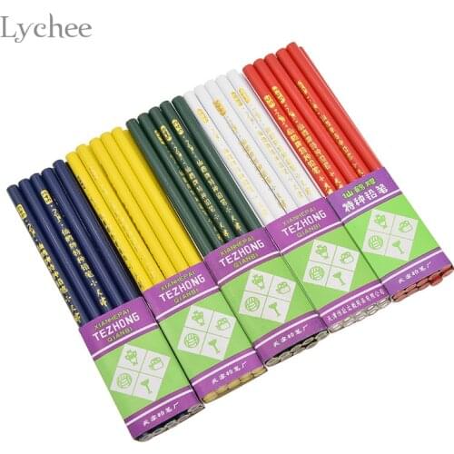 Lychee 10pcs Stitch Markers Cross Stitch Pencil Sewing Fabric Patchwork Marker Marking Pen DIY Needlework Tools