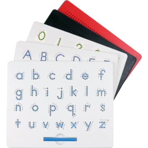 Magnetic Tablet Drawing Board Magnet Pad Steel Bead Stylus Pen Pop Bead Learning Educational Writing Toys for Children Gift