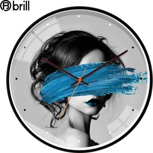 Minimalist Clock Wall Nordic Fashion Wall Clock Beauty Salon Art Decor Light Luxury Clocks Wall Home Decor Living Room Horloge