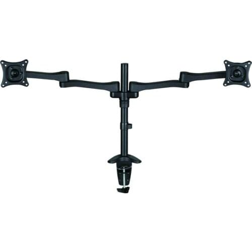 Suptek MD1002 Dual Monitor Desk Mount Stand Heavy Duty Adjustable Computer Desk Mount for Two LCD Flat Screen Monitors