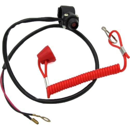 NEW Motorcycle Single Support Flameout Switch Horizon for ATV Beach Bike Outboard Emergency Stop Flameout Switch