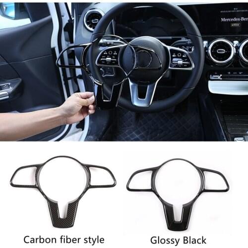 Car Steering Wheel Frame Trim Cover For Mercedes Benz A B C E G class CLA CLS GLC GLE GLS GLB W213 W205 W177 W167 W247 W463 C257