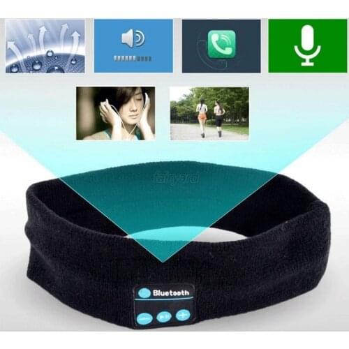 Sports Bluetooth Wireless Earphone Stereo Headphone Headset Sleep Headband