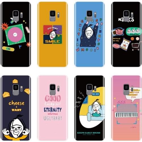 Funny Cartoon Girl Pink Phone Case For Samsung Galaxy Note 4 5 8 9 Silicone Soft Back Cover For Samsung S8 S9 Plus S5 S6 S7 Edge