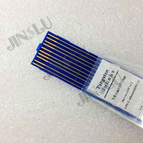 1.5% gold tip WL15 Lanthanated tungstern electrode 2.0mm 10PCS for TIG welding
