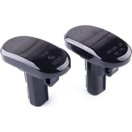 1 Pair Car Static Black Lens LED Side Marker Light Lamp Fit For Suzuki Jimny Lapin Carry Mazda Spiano Scrum Chevrolet Cruze