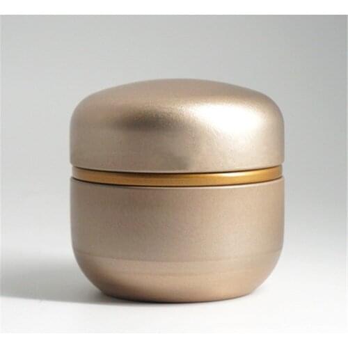 Tea Sealed Box Kitchen Storage Container Jar Tin Round Can Candy Iron Canister Vintage Tea Box