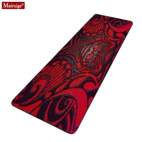 Totem Black and Red Mouse Pad XXL Desk Mat Computer PC Large Keyboard Pad Gaming MousePad 90x40cm/80x30cm for Laptop Table Pads