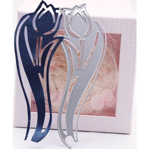 Flower Dies Cutting Dies Paper Craft Diy Card Making Embossing Folder Clear Stamps Photo Album Stencils Metal Handmade Mold