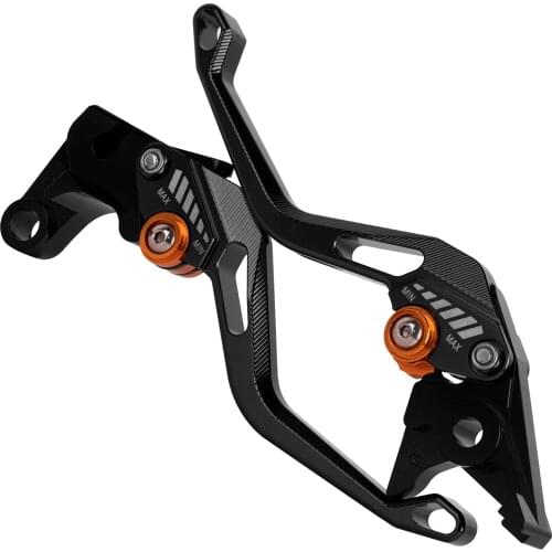 For 990 SMT RC 125 200 390 690 ENDURO SMC 990 1090 Adventure 1290 RC8 950 5D Short Black Clutch Brake Levers Adjustable CNC