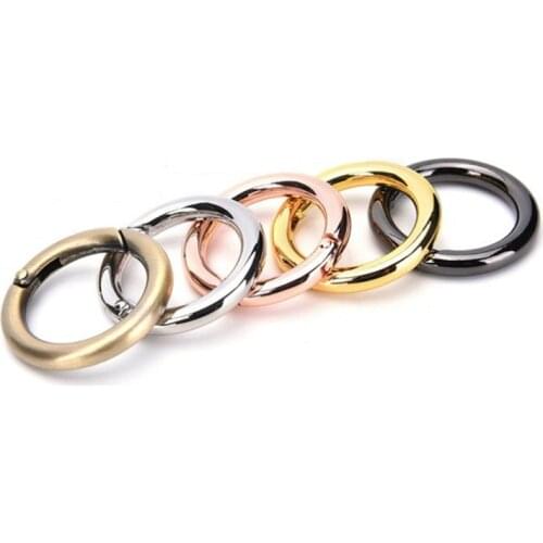 Metal Spring Gate O Ring Openable Keyring keychain key chain bag carft