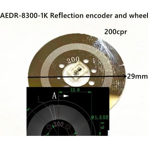 AEDR-8300k Optical Encoder Reflective 2-Channel AB Winder DC5.5V robot sensor infrared induction code wheel