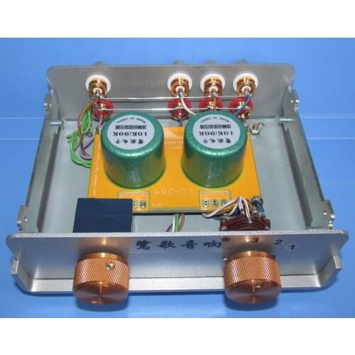 Permalloy 10K: 90K Wideband Passive Preamp 3x Amplifier, Three-way Select Input Volume Control