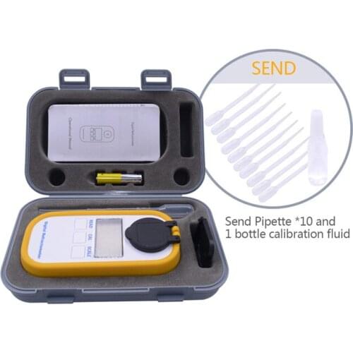 Portable digital Honey refractometer Brix Refractive Index Refractometer 0-90% Brix high quality handheld