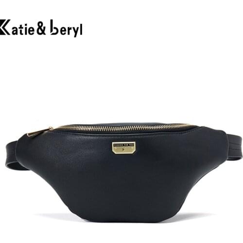 New Soft Leather Women Fanny Pack Multi-function Waist & Chest Bag Ladies Belt Hip Shoulder Bag Bum Pouch Sac Female Waist Pack