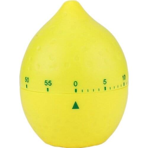 Practical Kitchen Timer Timepiece Kitchen Timer Short Timer Alarm Clock Funny Egg Timer Egg Knife Lemon Shape
