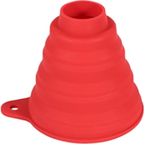 Collapsible Funnel Solid Bean Flexible Soft Silicone For Jars Food Grade Canning Home Kitchen Tool Large Liquid Transfer