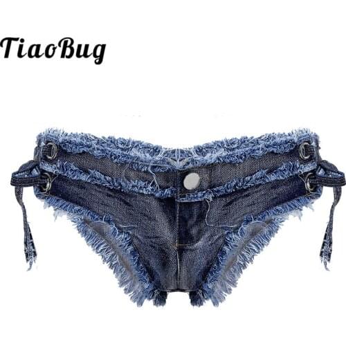 Женские джинсовые шорты TiaoBug China At AliExpress