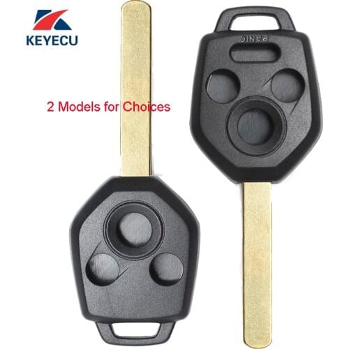 KEYECU 10X Replacement Remote Key Shell Case Fob for Subaru Forester Liberty Impreza Outback 2009-2014 (2 Models for Optional)